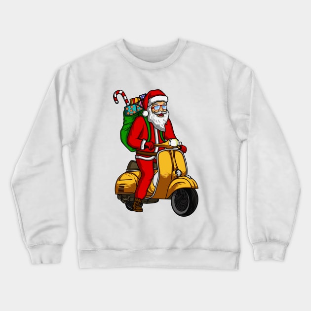 SANTA IS COMING Crewneck Sweatshirt by canzyartstudio